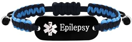 Tobestu Edelstahl Medizinische Alarm Armbänder - Gesundheitsinformations-ID Armband mit Notfallsymbol - YS5833