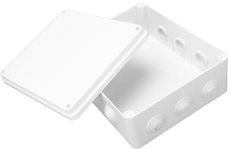 Elektrische Anschlusskasten wasserdichte ABS lebige vorgebohrte Projekthülle für Elektromotoren und Verkabelung IP65 Nenner Innenräume im Freien 300 x 250 x 120 mm