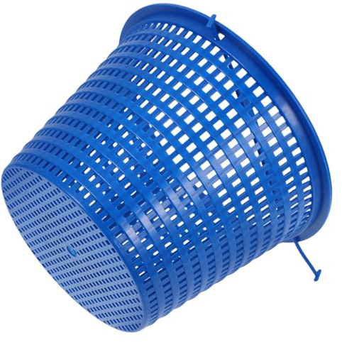 DECOMELODY Ersatz Skimmerkorb aus Kunststoff in Blau für Poolpumpen mit Effektiver Filtration und Praktischem Stauraum als Poolfilter Zubehör für Schwimmbadskimmer Zufällige Farbe