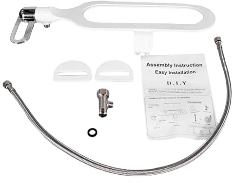 WC-Spüler, Bidet, 42 x 12 x 7 cm, nicht-elektrisch, selbstreinigendes Bidet-Werkzeug mit einstellbarem Druck, Bidetd-Sitz mit Düsen, WC-Spüler-Aufsatz für Zuhause, Badezimmer, Studentenwohnheim