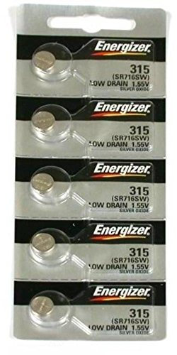 5 315 Energizer Uhrenbatterien SR716SW Batterie Neu