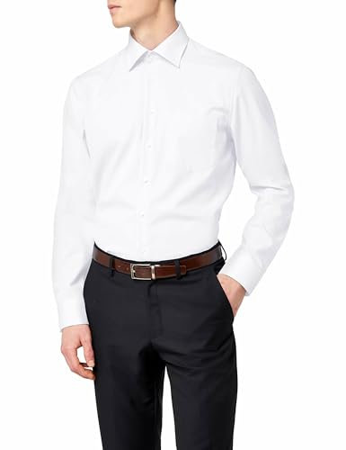 Seidensticker Herren Business-Hemd - Regular Fit - Bügelfrei - Kent-Kragen - extra langer Arm - 100% Baumwolle