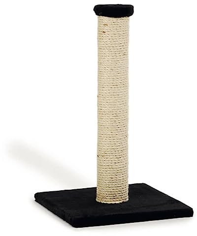 Beeztees 408041 Kratzbaum Gina, 34 x 34 x 60 cm, schwarz