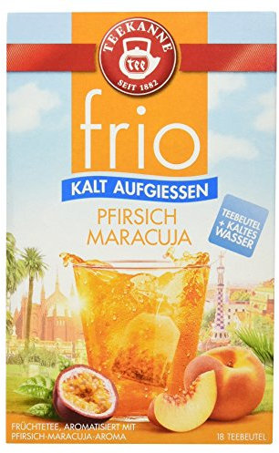 Teekanne frio Pfirsich Maracuja, 18 Beutel, 45 g