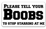 Aufkleber/Sticker Boobs Tits Brüste Möpse Macho Fun Humor Witzig 12x7cm A3529