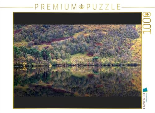CALVENDO Puzzle Zauberhafte Panorama Aufnahme von Loch Eilt, Glenfinnan, Schottland | 1000 Teile Lege-Größe 64 x 48 cm Foto-Puzzle für glückliche Stunden