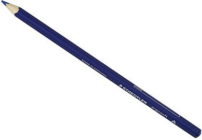 STAEDTLER Dreikant-Buntstift ergosoft, dreieckig, kobaltblau VE=1