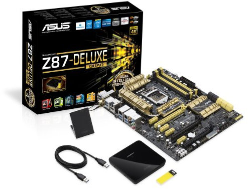 Asus Z87 Deluxe/Quad C2 (ATX) Scheda Madre ATX Intel Socket 1150 USB 3.0