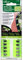Clover 3180 Stoffklammern, 10-er Pack, neongrün