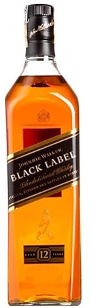 Johnnie Walker Black Label 12 years old Blended Scotch Whisky, 700 ml