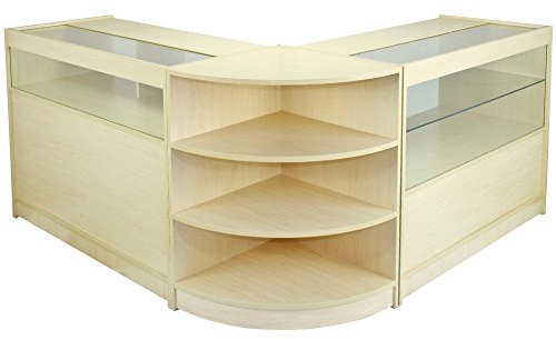 MonsterShop - Virgo Ladeneinrichtung Rezeption Ladentheke Ladentresen Verkaufstisch Verkaufstheke Kassentisch Empfangstresen Theke Ahorn