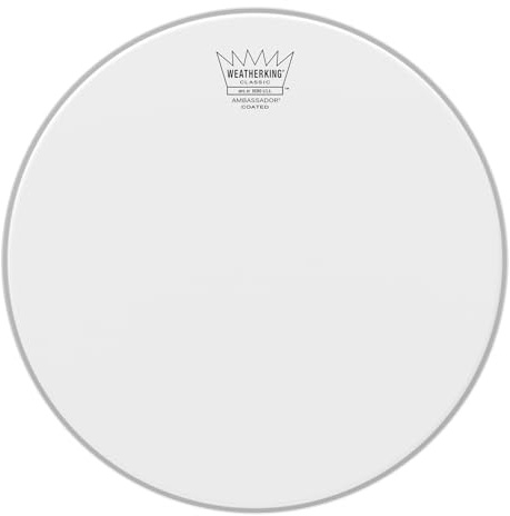 Remo drumhead Classic Fit Ambassador – White coated – 12 – CL-0112-BA