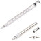 PEARL Multitool Kugelschreiber: 7in1-Kugelschreiber mit Touchpen, Schraubendreher, Lineal & mehr (7 Funktionen, Multifunktionskugelschreiber, Schraubenausdreher)