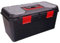 19 inch Black Heavy Duty Strong Plastic Maestro Toolbox with Handle TB095