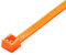 KafTon Fluorescent Orange Cable Tie 370mm x 7.6mm - (Pack of 100)