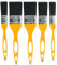 Coral 31458 Hybrid 5 Paint Brush Set with Built-in Paint Can Opener for an Impressive Finish with Walls & Ceilings