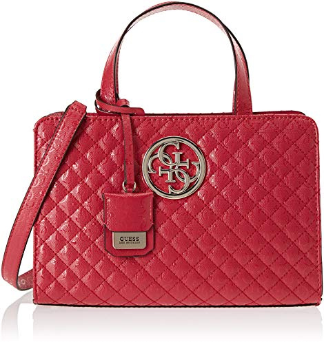 GUESS Gioia, Damen-Schultertasche, 30 x 20 x 14 cm (B x H x L), Rot - Rot (Red/Red) - Größe: 30x20x14 cm (W x H x L)