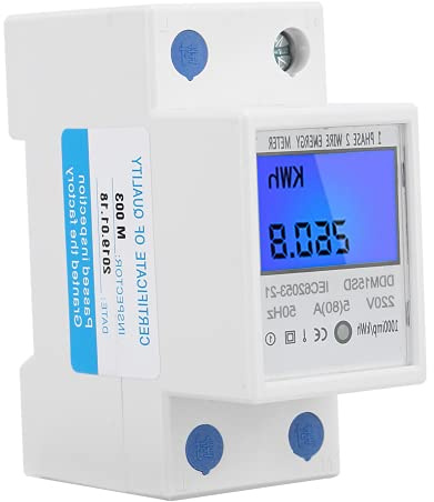 Elektronische Energiezähler KWh Meter 5-80A DDM15SD LCD Digitalanzeige Einphasig KWh Meter