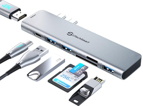 USB C Hub Adapter MacBook,UtechSmart 7 in 2 Multiport Adapter