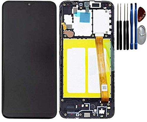 SPES Original Samsung Display Bildschirm Touchscreen Mit Rahmen Schwarz Für Samsung Galaxy A20e A202F - GH82-20229A