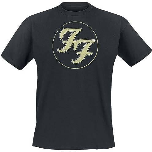 Foo Fighters Logo In Circle Männer T-Shirt schwarz XL 100% Baumwolle Band-Merch, Bands
