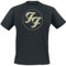 Foo Fighters Logo In Circle Männer T-Shirt schwarz XL 100% Baumwolle Band-Merch, Bands