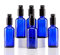 YIZHAO Flacon Spray Vide 50ml, Bleu Bouteille Spray Verre, avec Brouillard de Pulverisateur Fine, pour Huiles Essentielles, Aromathérapie, Parfums, Nettoyage, Voyage, Pharmacie – 6Pcs
