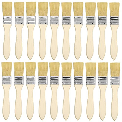20 Stk Pinsel, Pinsel für Farben, Lasur-Pinsel, für Malen, Wandbehandlung, Dekoration, Reinigung