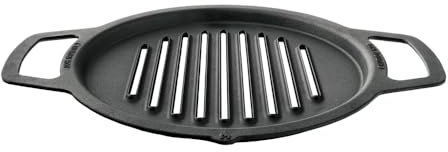 Solo Stove Gusseisen-Grillrost für Feuerschale Ranger | Grillplatte für Feuerstelle Ranger, Umbau von Feuerstelle zu Grill, Zubehör für Outdoor Feuerschale, Kochoberfläche: Ø 36 cm, 5,9 kg