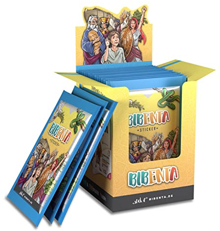 Bibenta Stickertüten Interaktive Kinderbibel (Dispenser 100 Sticketüten Booster)