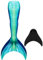 SPEEDEVE meerjungfrauenflosse mädchen Badeanzug Mermaid Tail mit Monoflosse,2PC-dfen-j24,170