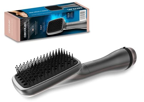Cecotec Cepillo de Aire Moldeador - Forma Cuadrada CeramicCare Unique Square. 1000W, Seca, Desenreda y Alisa, Tecnología de Iones, Elimina el Frizz, Perfecto para Melenas Largas