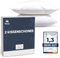 Kissenschoner 65x65 - 2er Set Wasserdichter Kissenbezug mit Reißverschluss - Oeko-Tex Zertifiziert - Twinzen-Technologie Kissenschutzbezug 65x65 cm Weiß