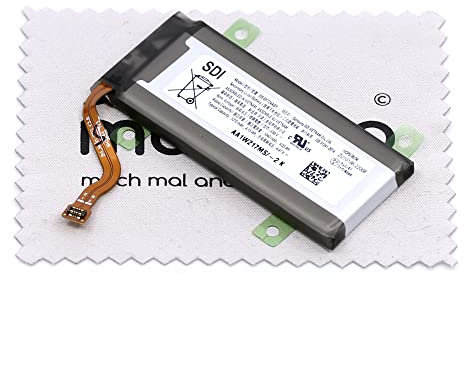 Mungoo EB-BF724ABY Batterie d'origine pour Samsung Galaxy Z Flip 4 (F721B) avec chiffon de nettoyage d'écran Mungoo