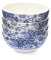 Spode Brocato Set of 4 14cm Bowls, Blue & White
