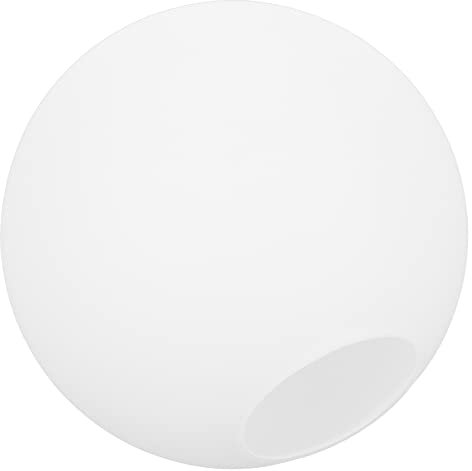 Homoyoyo Glass Ball Lampshade for Table Lamps Milky White Frosted Globe Shade Cover Easy Install for Pendant Lamp Chandelier Light 18CM