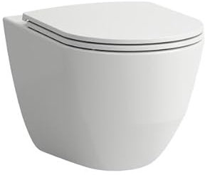 LAUFEN PRO Wand-Tiefspül-WC Comfort, spülrandlos, 360x560mm, verdeckte Befestigung, H8219620370001, Farbe: manhattan