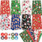 Koogel 54 Stück Papiertüten Weihnachten mit Stickern, Weihnachtstüten Geschenktüten Papiertüten mit Aufklebern Weihnachten Papiertüten Süßigkeitentüten
