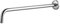 OFFO Shower Arm with Flange 60cm(24 inch) Universal Wall-Mounted Replacement Shower Arm for Fixed Shower Head and Rain Shower Head Chrome