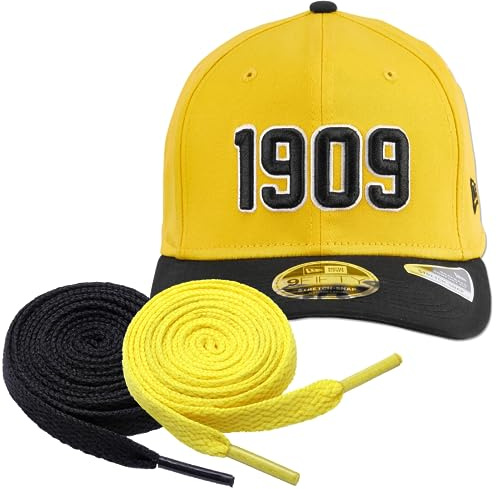 King of Trade BVB Cap 9Fifty Stretch Snap 1909 + 2 Paar Fan-Schnürsenkel