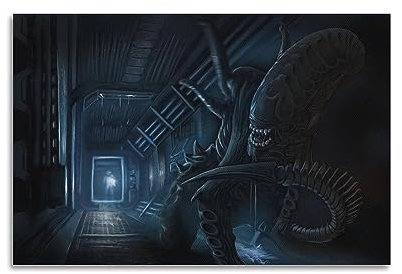 VZRSQZK Alien-Film-Poster, dekoratives Gemälde, Leinwand-Wandposter und Kunstdruck, modernes Familienschlafzimmer-Dekor-Poster, 20 x 30 cm
