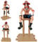 LGQHCE OnePiece Figures,OnePiece Luffy Anime Action Figure PVC Figures Collectible Model Ornaments Animations Character Statue Collectible,Children Gift for Car Bedroom Bedside Table (27cm)