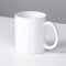 Mol3d - Taza blanca de cerámica 370ml presentada en caja individual. Aptas para microondas y lavavajillas. (Blanco, 1)
