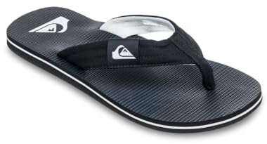Quiksilver Molokai Layback II, Sandalia Hombre, Anthracite Off, 43 EU