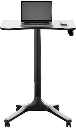 JCSRYD Rednerpult Mobil Höhenverstellbares Rednerpult mit Rollen, Rednerpult für Klassenzimmer, Kirchen, Auditorien, Konferenzräume, Aus Holz und Metall(Negro)