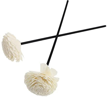 CORHAD 2stücke Aromatherapie-blumenstäbchen Diffusor-öl-duftstäbchen Aroma-zubehör Diffusor-stäbchen Für Ätherische Öle Chrysanthemen-Design Für Raumdekoration