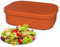 FmtwPhn Lunch Box in silicone, contenitore per alimenti a prova di perdite, in silicone, con 4 scomparti, ideale per viaggi d'affari