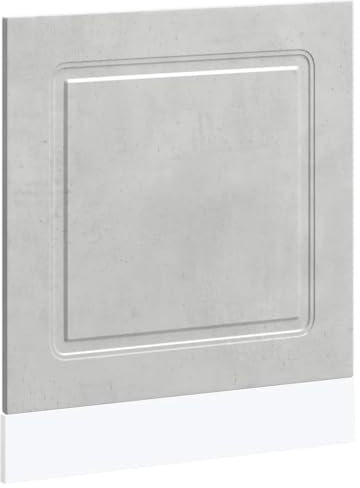 IKAYAA Panel Frontal para Lavavajillas,1.5 cm, Kalmar, Panel Delantero Lavavajillas Cocina, Puerta Lavavajillas, Gris hormigón 60 x 1.5 x 67 cm