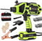 Máquina de Soldar Portátil, Soldadora de Arco con 20 Varillas de Soldadura, Inverter IGBT, 6 Ajuste de Corriente Variable, Máquina de Soldar Eléctrica para Barras de Soldadura de 3/32 -1/8 (Verde)