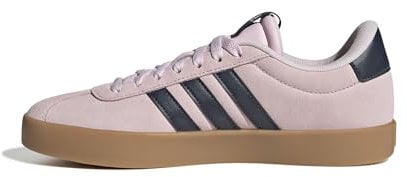adidas VL Court 3.0 Shoes, Zapatillas Mujer, Clear Pink Legend Ink Gum 3, 41 1/3 EU